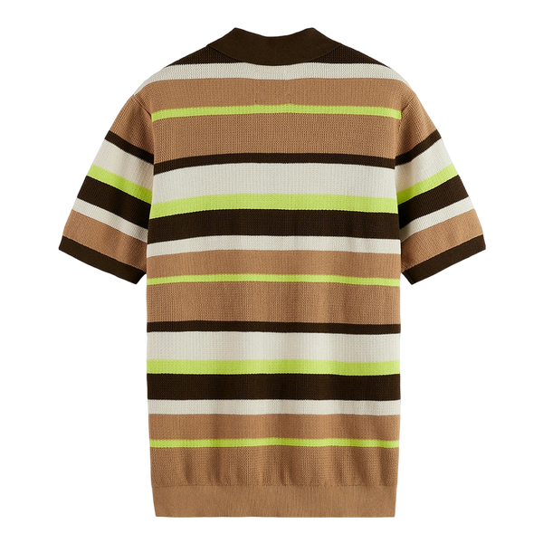 Scotch & Soda Knitted Stripe Polo