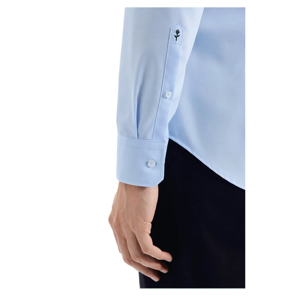 Seidensticker Long Sleeve Tailored Fit X-Tall Shirt With Trim