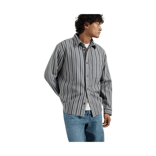 Selected Boxy-James Striped Overshirt for Men