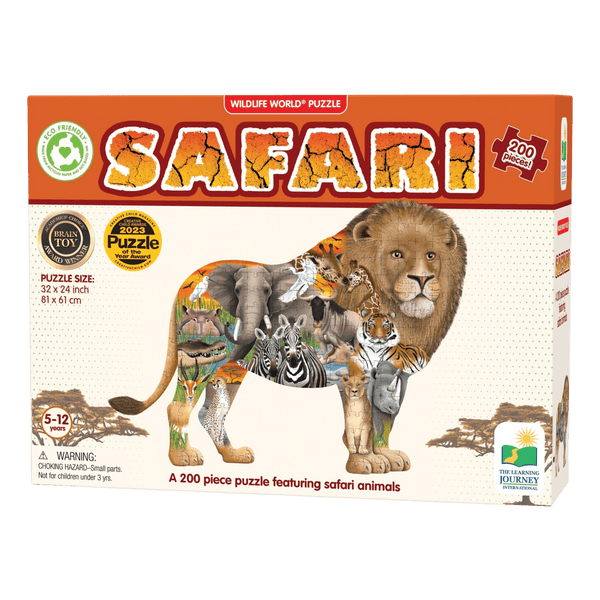 University Games Wildlife World Safari Puzzle
