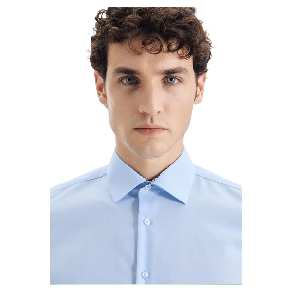 Seidensticker Long Sleeve Tailored Fit X-Tall Shirt With Trim