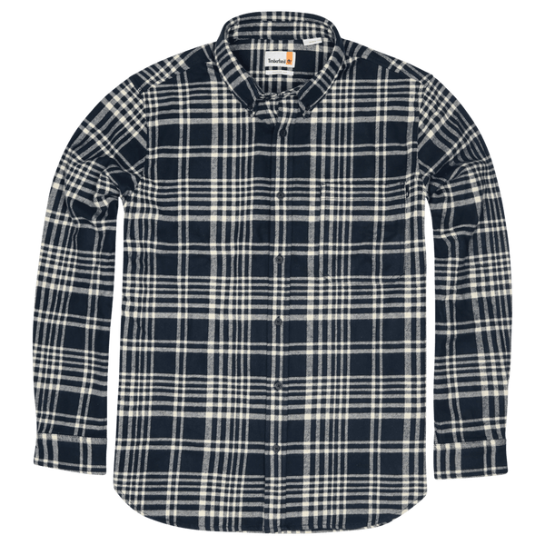 Timberland Heavy Flannel Long Sleeve Check Shirt for Men