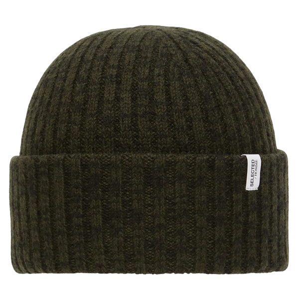 Selected Merino Wool Twist Beanie