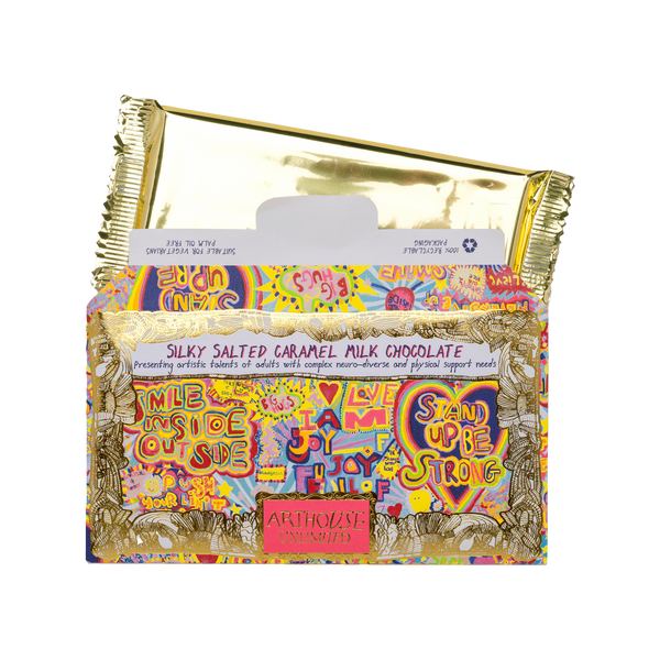 Arthouse Unlimited Full Of Joy, Silky Milk Chocolate Bar