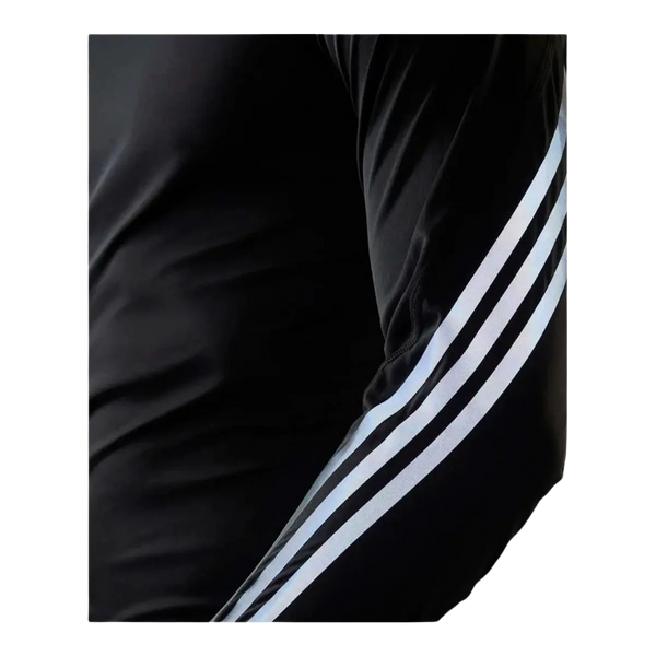 Adidas Run Icon Full Reflective 3-Stripes Long-Sleeve Top for Men