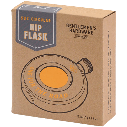 Gentlemen's Hardware Round Hip Flask