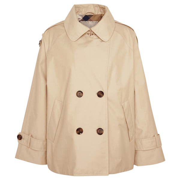 Barbour Annie Showerproof Cropped Trench Coat for Women