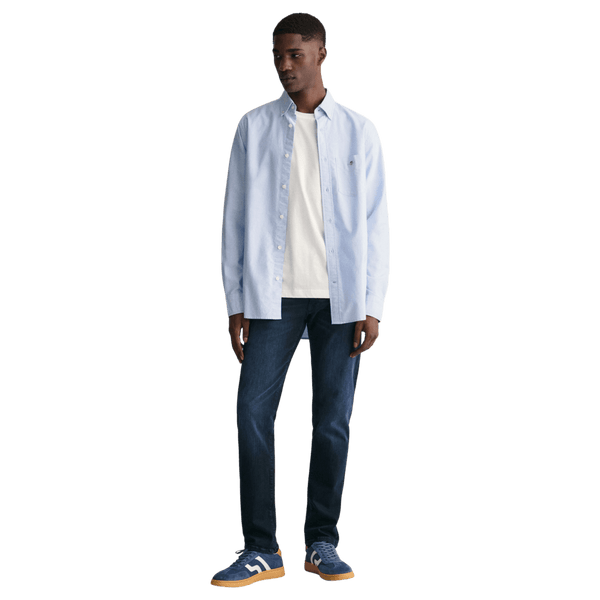 GANT Regular Fit Long Sleeve Oxford Shirt for Men