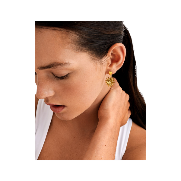 Katie Loxton Solesi Sun Waterproof Gold Earrings