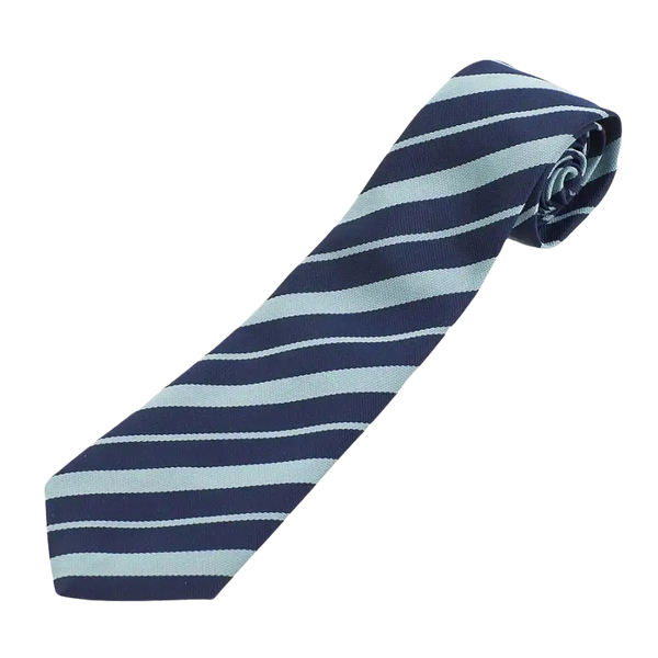 Old Buckenham Hall Tie - Navy/Sky