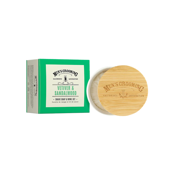 The Scottish Fine Soaps Company Vetiver & Sandalwood Shave & Soap Bowl