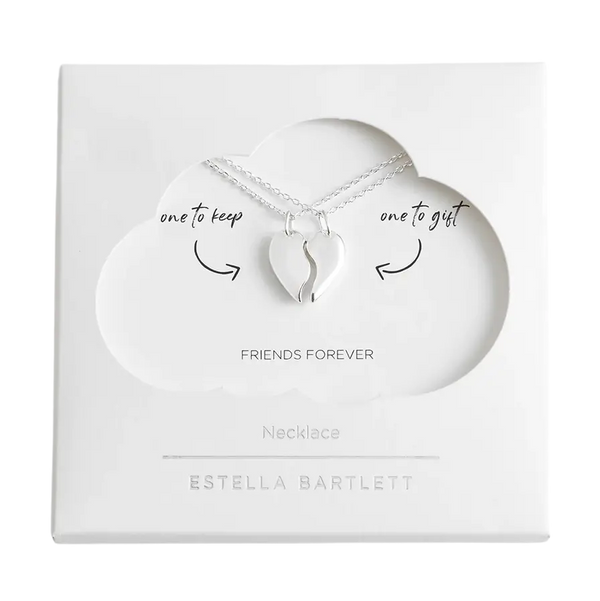 Estella Bartlett BFF Heart Necklace Set