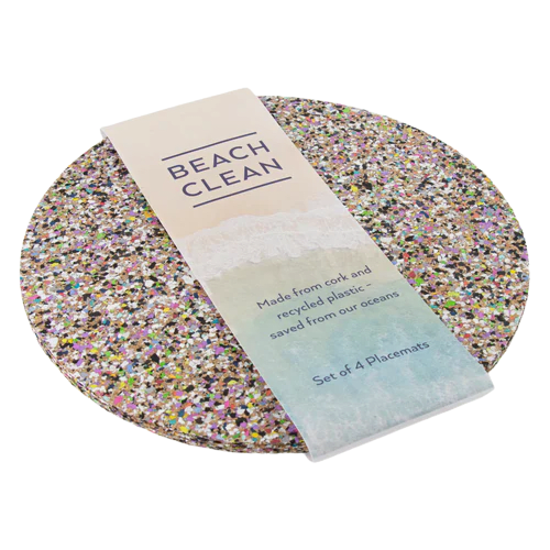 Liga Beach Clean Round Placemat Set