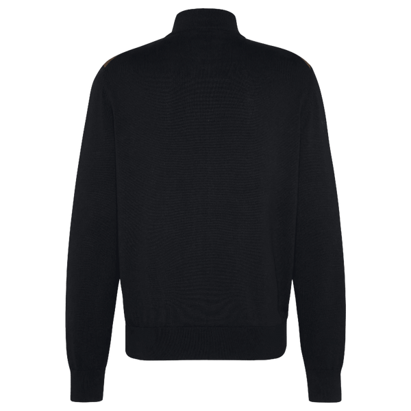 Bugatti Suede Front Zip Cardigan