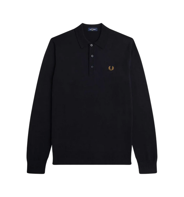Fred Perry Classic Knitted Polo Shirt for Men