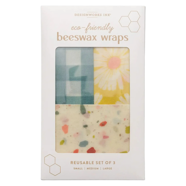 Designworks Ink Beeswax Wraps Set Of 3