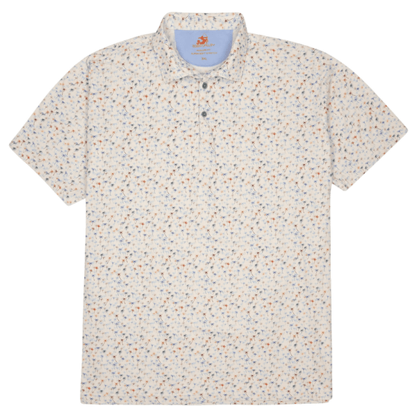 Eden Valley Short Sleeve Palm Trees Polo Shirt for Men