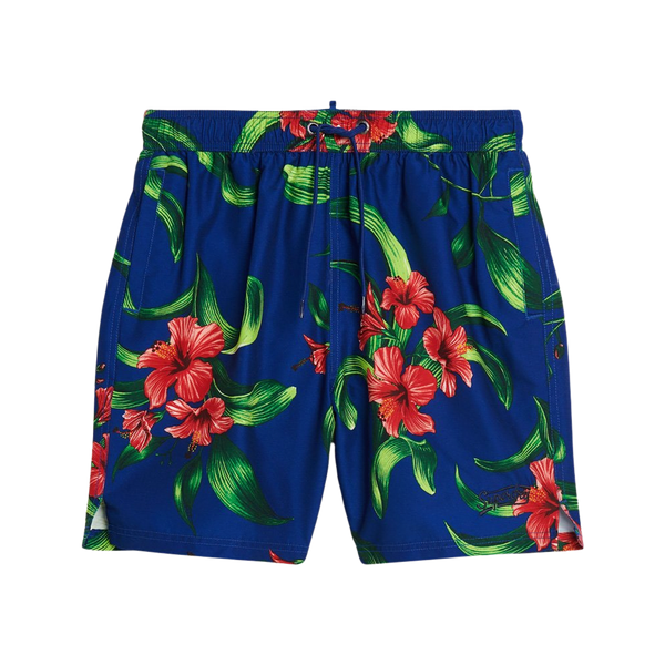 Superdry Recycled Hawaiian Print Swim Shorts for Men