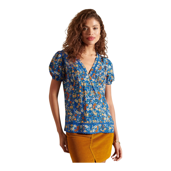 Superdry Short Sleeve Woven Top  for Women