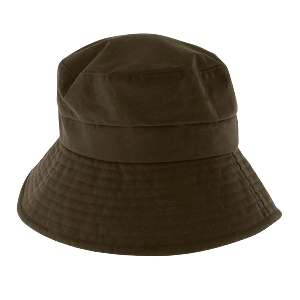 Dents Waxed Cotton Hat with Abraham Moon Underside for Women