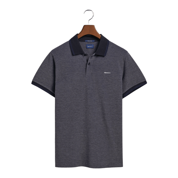 GANT Oxford Short Sleeve Pique Polo Shirt