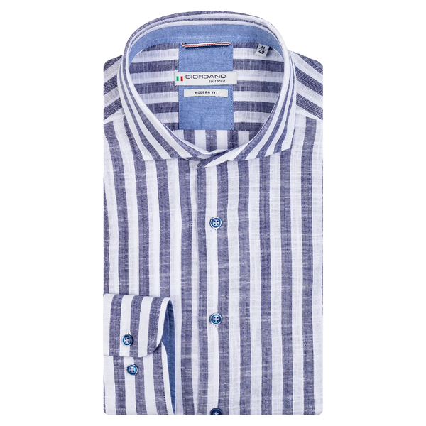 Giordano Slub Stripe Shirt