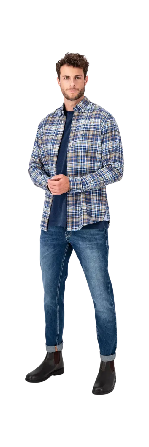 Fynch-Hatton Premium Flannel Check Shirt