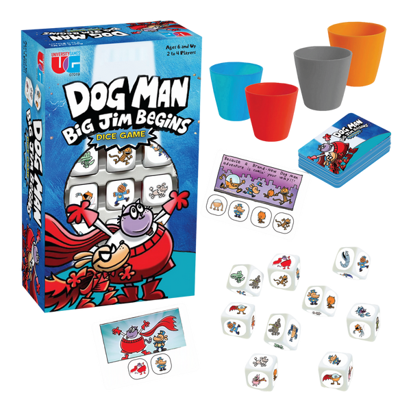 University Games Dog Man Big Jim Begins Dice Game