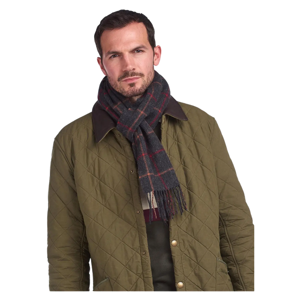 Barbour Tattersal Lambswool Scarf for Men