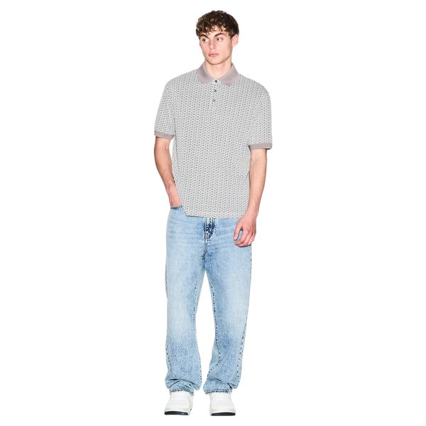 Armani Exchange Short Sleeve Ax Logo Polo Shirt