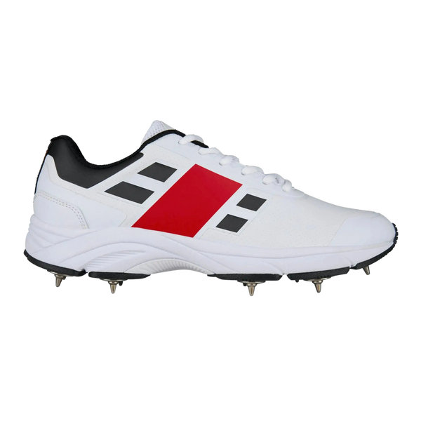 Gray Nicolls Velocity 3.0 Spike Cricket Shoes for Adults in White