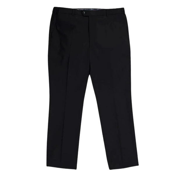 Meyer Oslo Soft Gabardine Trousers in Black