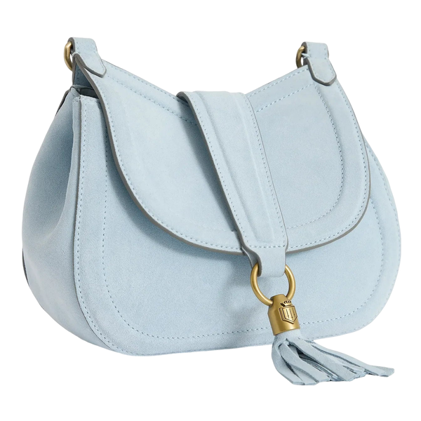 Fairfax & Favor Langham Messenger Bag Suede