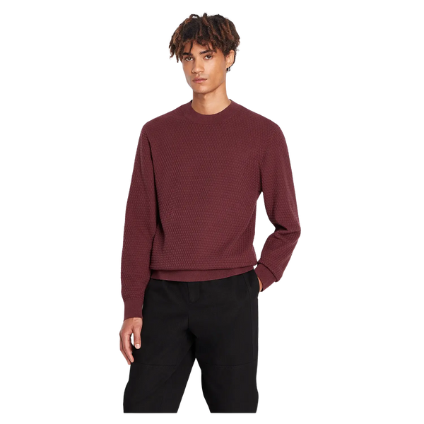 Armani Exchange Textured Knit Jumper for Men
