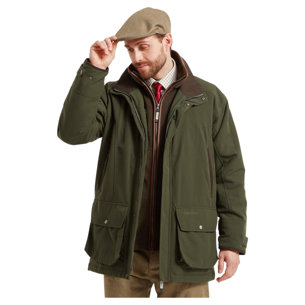 Schoffel Ptarmigan Classic Coat in Hunter Green
