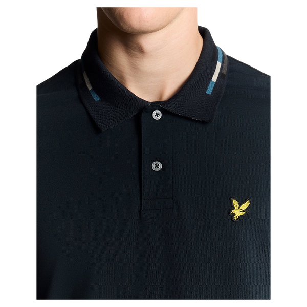Lyle & Scott Striped Tipped Polo Shirt