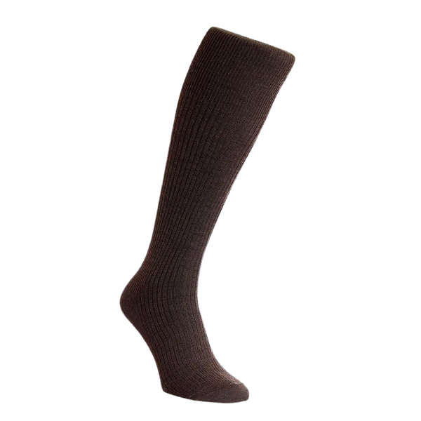 HJ Hall Wool Softop Socks in Black