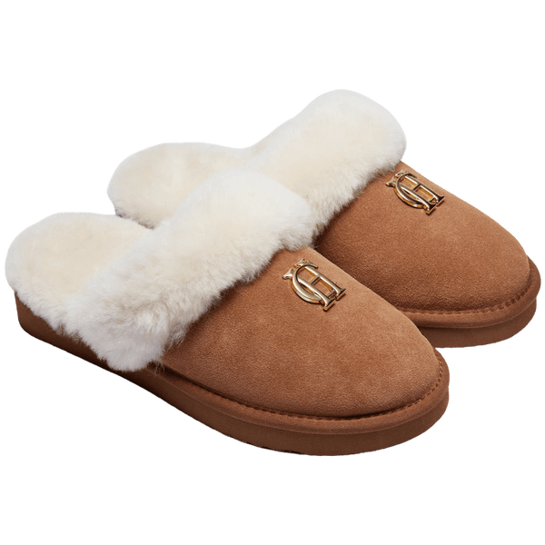 Holland Cooper HC Shearling Slippers
