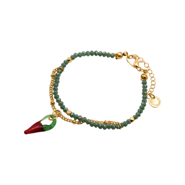 Big Metal London Chilly Beaded Bracelet