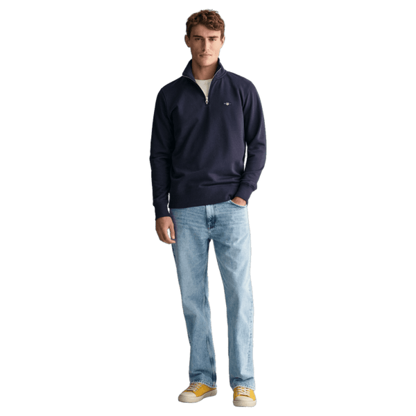 GANT Regular Shield Logo 1/4 Zip Sweatshirt