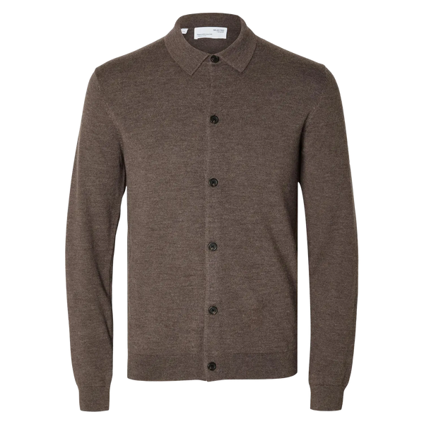 Selected Caleb Button Cardigan