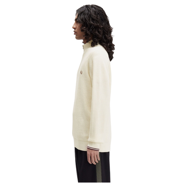 Fred Perry Waffle Stich Half Zip Jumper
