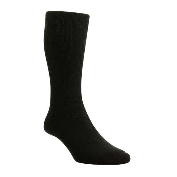 HJ Hall HJ1351 Diabetic Socks for Men in Black
