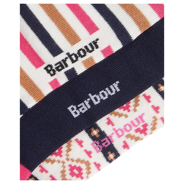 Barbour Claudia Fairisle Sock Gift Set for Women