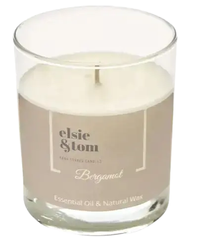 Elsie & Tom Essential Oil Scented 200G Candle (Various Fragrance Options)