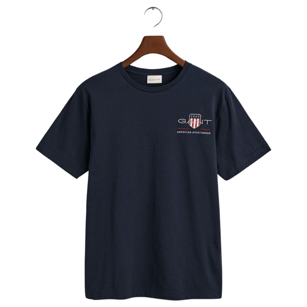 GANT Regular Archive Shield Embroidered Short Sleeve T-Shirt