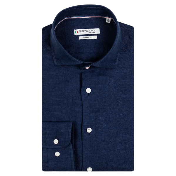 Giordano Long Sleeve Linen Shirt