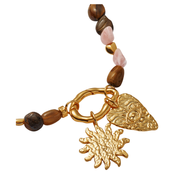 Katie Loxton Sunset Solesi Waterproof Gold Necklace