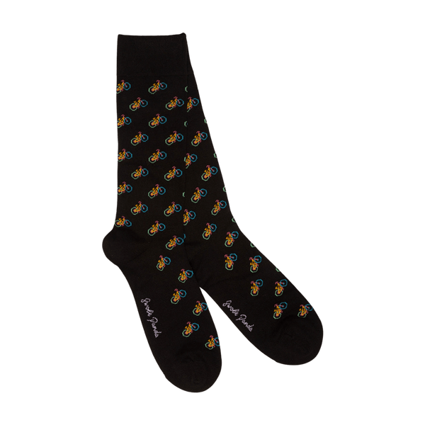 Swole Panda Patterned Bamboo Socks for Men