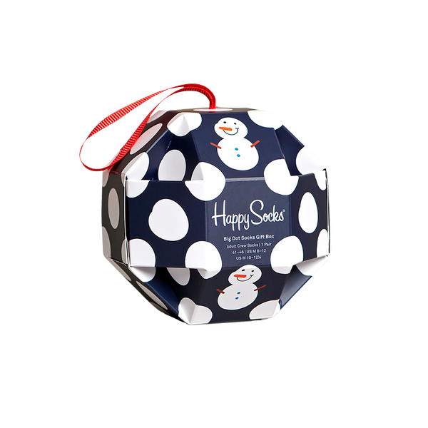 Happy Socks 1 Pack Big Dot Snowman Gift Box